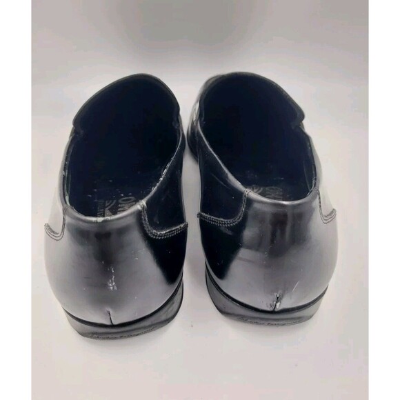 Salvatore Ferragamo Mens 9‎ D Italian Black Leather Shoe Loafers main image 7